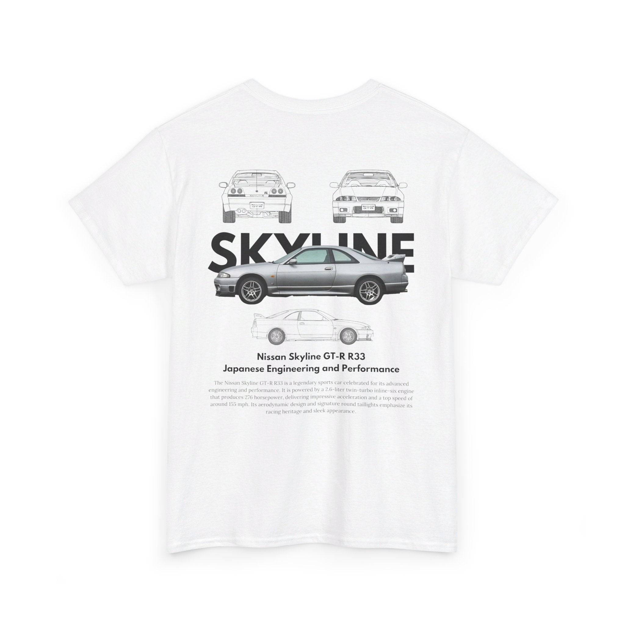 Nissan Skyline GT-R R33 - T-Shirt